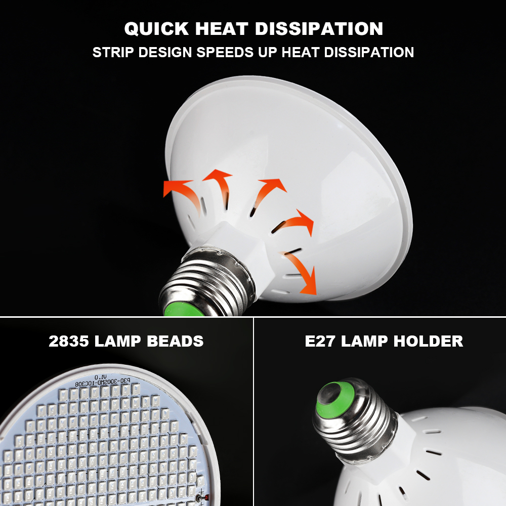 LED Grow Light Hydrocultuur Groei Licht E27 Led Grow Lamp 85-265V Volledige Spectrum Indoor Hydrocultuur bloem Zaailing LED Phyto Lamp