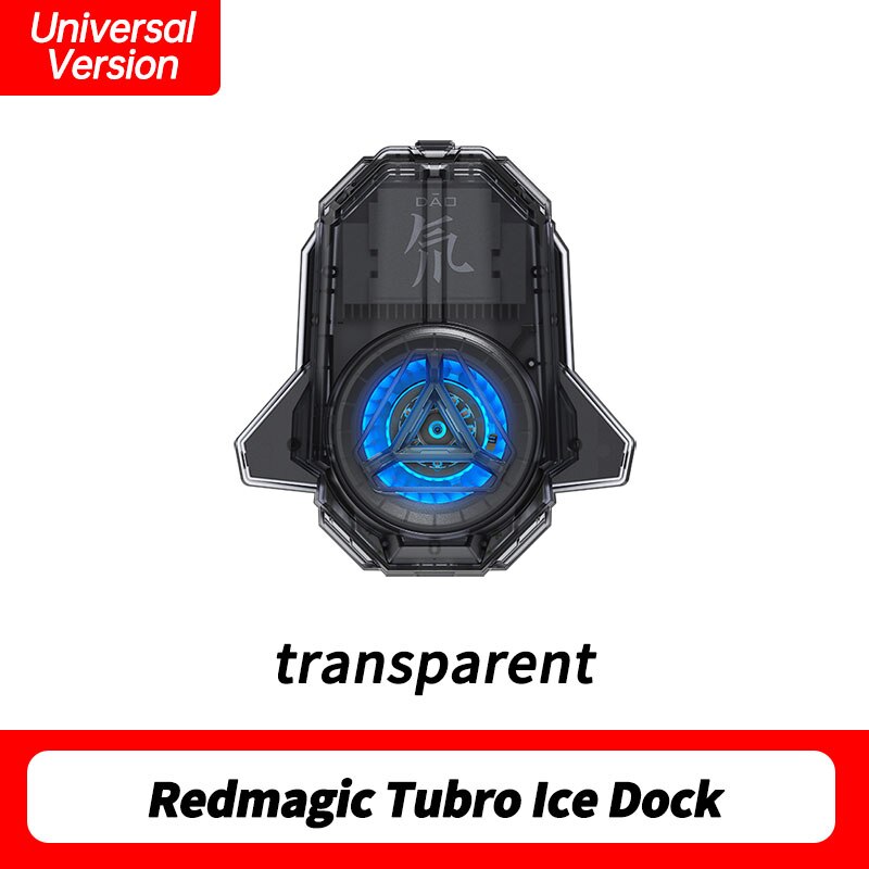 2022 Versie Nubia Redmagic Turbo Cooler Voor Redmagic 7 7 Pro Gaming Mobiele Telefoon Ice Dock Rgb Lichteffecten Ondersteuning app Controle: Turbo Universal Tran