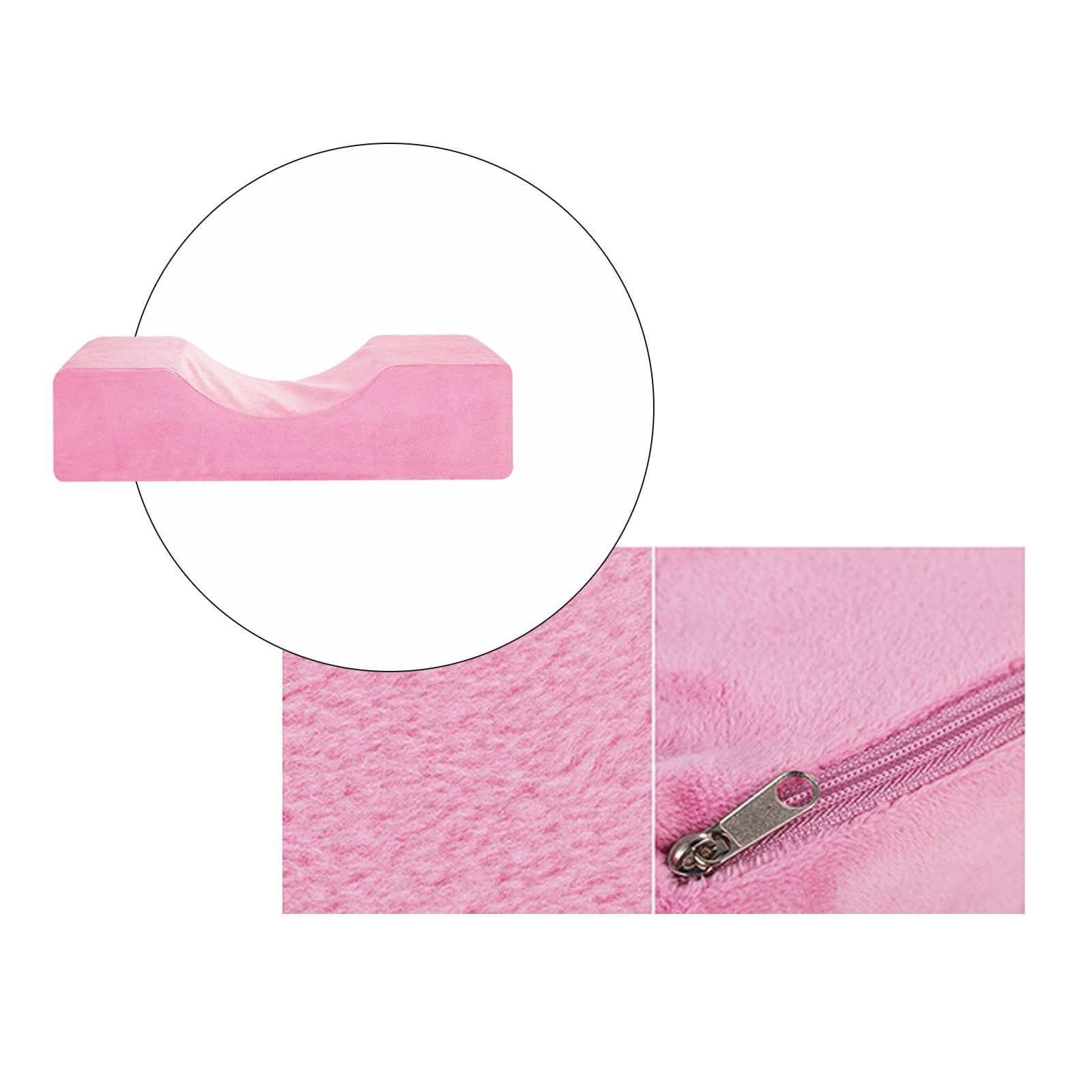 Zachte Kussen Geënt Wimper Extension Kussen Hoofdsteun Nek Ondersteuning U Vorm Professionele Salon Waterdichte Gereedschap