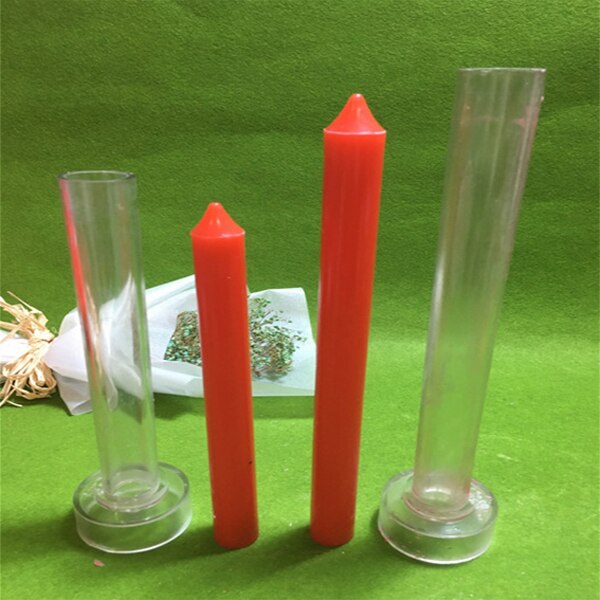 28cm 13cm plast kirketop lys form til gør-det-selv lys fremstilling model