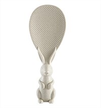Lovely Rice Spoon Wheat Straw Rabbit Spoon Can Sta... – Grandado