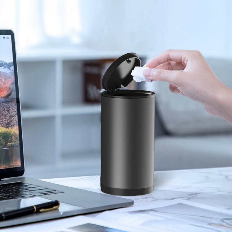 Car Trash Can For Toyota CHR EV 2020 2021 2022 2023 2024,Mini Car Organizer Bin With Lid And 30pcs Trash Bag Multipurpose Rubbish Bin With Lid