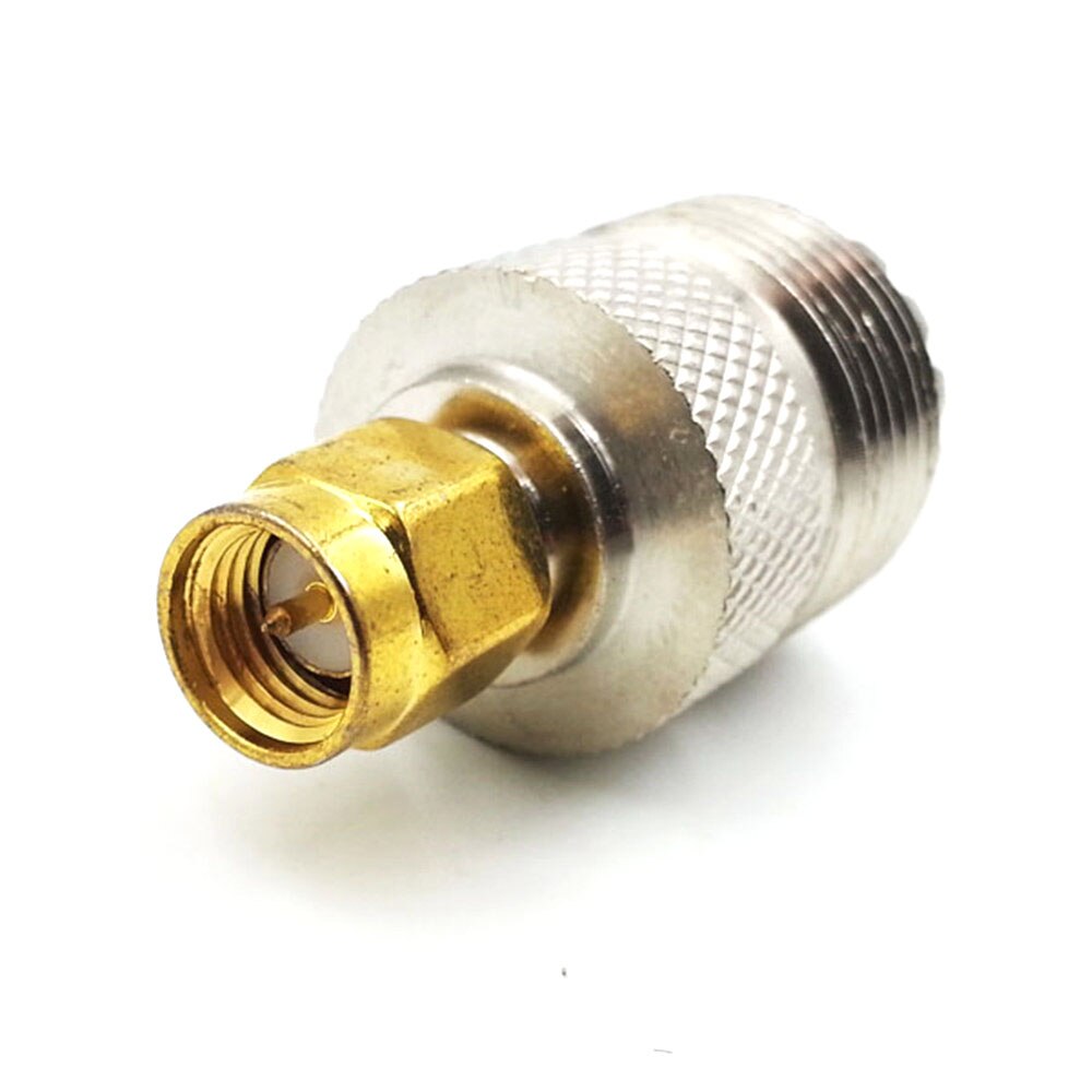 Adaptador RF UHF-SMA SMA hembra macho a UHF macho, conector PL259 SO239, adaptador Coaxial