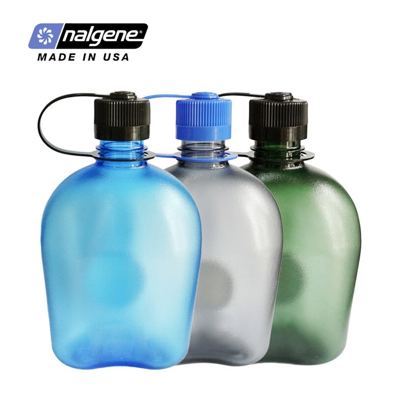 Nalgene Sport Waterfles Draagbare Plastic Waterbeker Lekvrije Fitness Waterfles Outdoor Camping Wandelen 1000ML