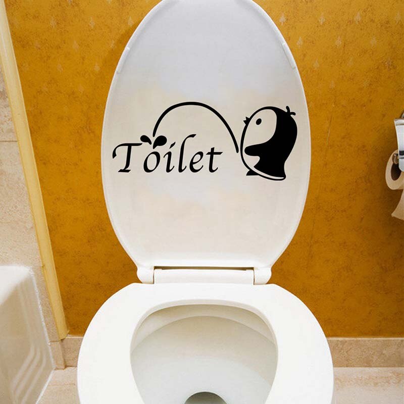 Tarra kylpyhuoneeseen irrotettava diy-seinätarra kylpyhuoneen sisustukseen (pieni pingviini)