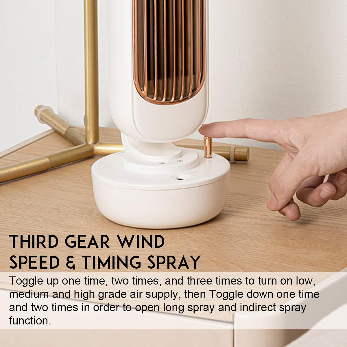 Portable Mini Air Conditioner Humidifier Water Mist Purifier USB Desktop Air Cooler Fan with Water Tank Multi-function