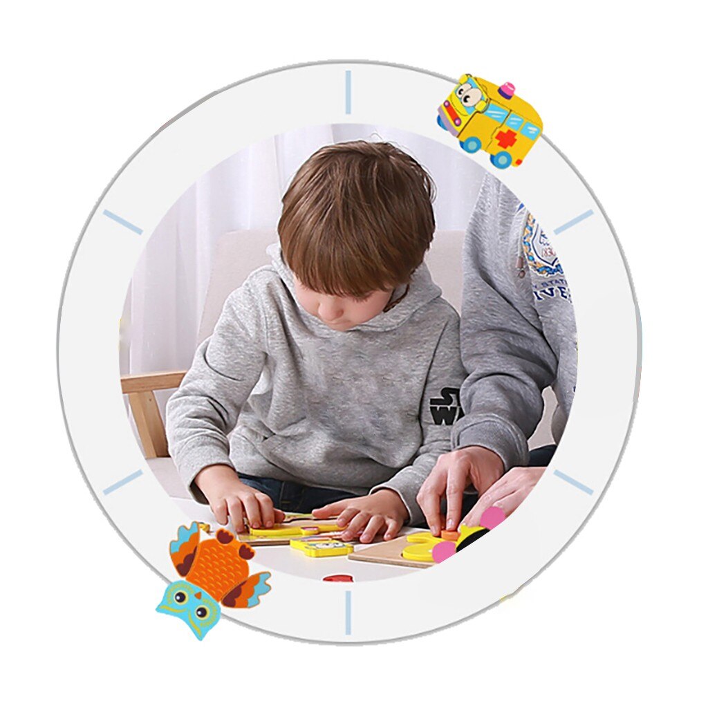 Kinderen Puzzel Hand Grijpen Puzzel Cartoon Houten Drie-Dimensionale Puzzel Speelgoed Interactieve Speelgoed Voor Kinderen Spelletjes Kind