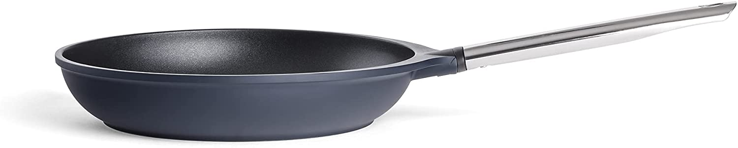 Mellerware Sauty Pan! 28Cm | Gegoten Aluminium | Non-stick Coating | Diepe Vorm | Versterkte | Fit Voor Alle soorten Fornuizen Inclusief Inductie | Gratis Pfoa En Ptfe | Rood