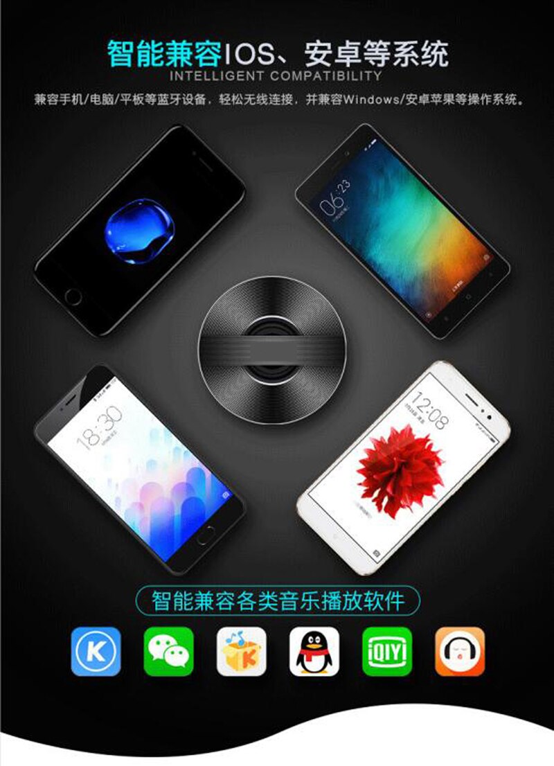 A5 Mini Draadloze Bluetooth Speaker MP3 Audio music Center Speler subwoofer Draagbare Speaker Voor MP3 Telefoon Tablet