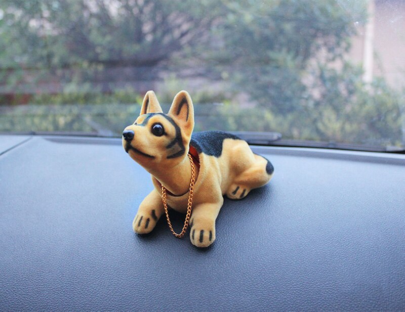 Auto Pop Husky Beagle St Bernard Schudden Hoofd Hond Decoratie Auto-interieur Decoratie Leuke Tafelblad Ornament: Shepherd Dog
