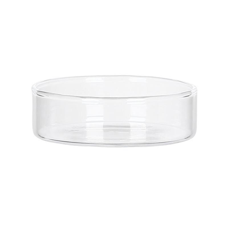 1Pc Taart Plaat Huishoudelijke Glas Schotel Prachtige Voedsel Serveren Plaat (Transparant)