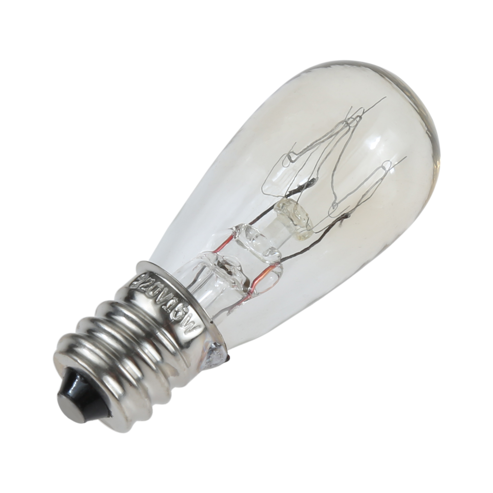 Bombilla para máquina de coser, 2 uds., 220V, E12/BA15D/E14, 15W, lámpara incandescente roscada/enchufable, luz LED de maíz para nevera, advertencia artesanal DIY: Gris claro
