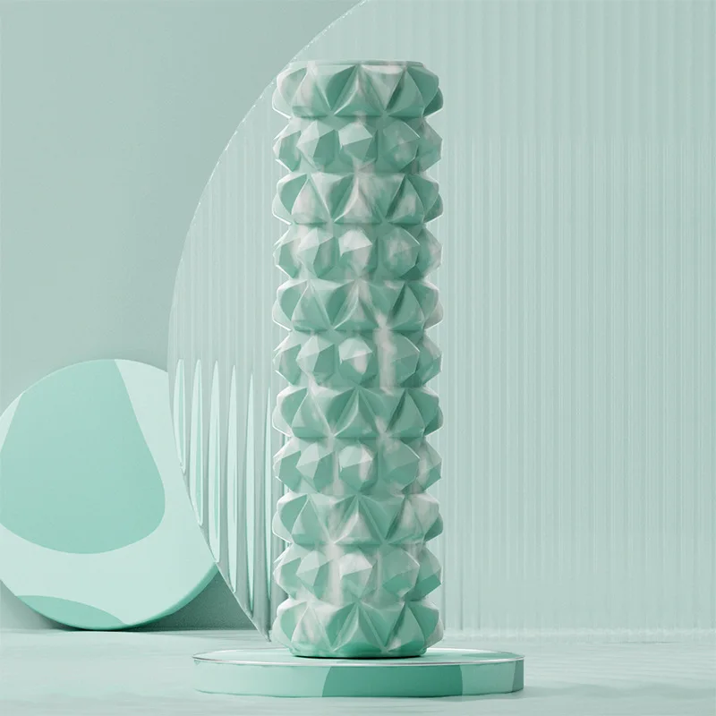 Eva 30cm 45cm skumrulle muskelmassage gym yoga myofascial release roll søjle til sport skaft fitness lændehvirvel ryg: Blå