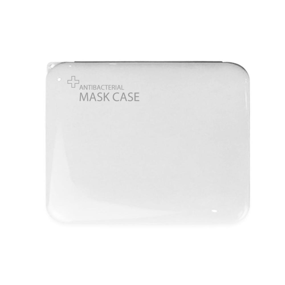 Caja de almacenamiento de mascarilla portátil Ion de plata titular de la máscara de desinfección fundas de caja de máscara guardar máscaras