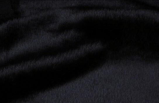 1300G Hoogwaardige Verdikte Imitatie Konijnenbont Stof Voor Kabinet Tafelkleed Bontkraag Tapijt Decoratieve Pluche 0.5X1.8M: black