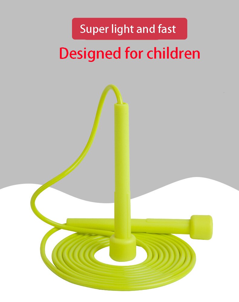 Jump Rope Fitness Equipment Heavy Skiping Rope Crossfit Spring Exercise Supplies workout home outdoor for children/kids 2.8m