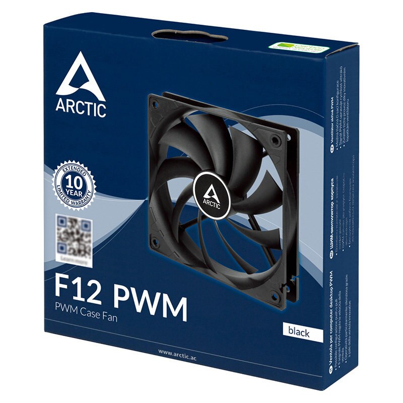ARCTIC F12 PWM PST 4PIN PWM 120X120X25MM Fan Computer Case Cooler Master 12CM Fluid Dynamic Bearing