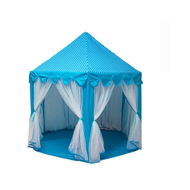 Draagbare Kids Play Tent Jongen Meisje Prinses Kasteel Indoor Outdoor Baby Huis Opvouwbare Tent Speelgoed Voor Kinderen Verjaardagscadeautjes: 02