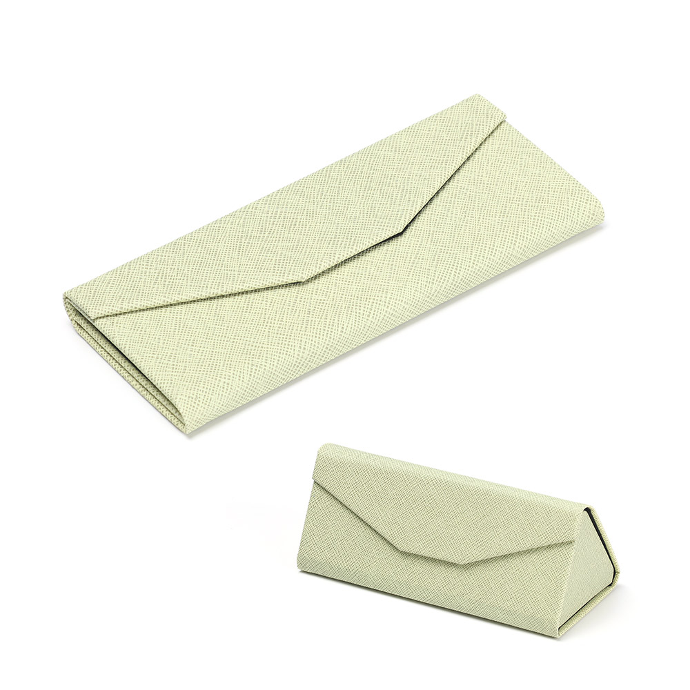 Foldable Sunglasses Case Transparent Korea Cloth Glasses Box Ecofriendly Eyewear Eyeglasses Protector Container For Sunglasses: green