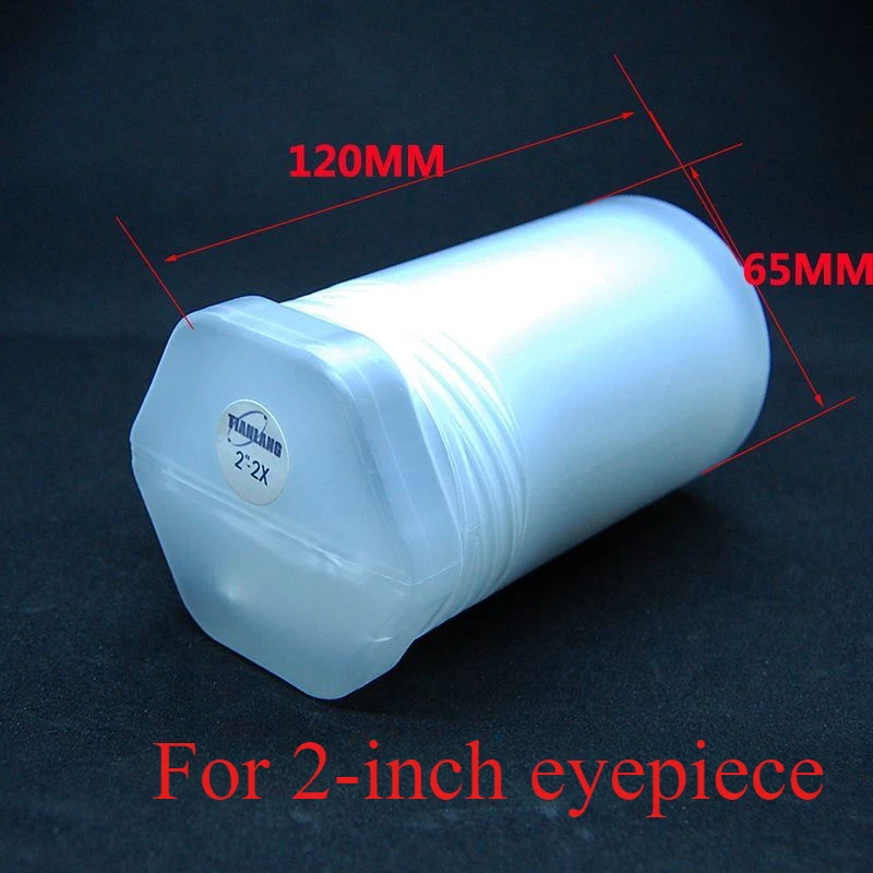 1.25 / 2 Inch Astronomical Telescope Eyepiece Protection Box Bucket Storage Box Plastic Barrel Multiple Specifications Choose: Blue