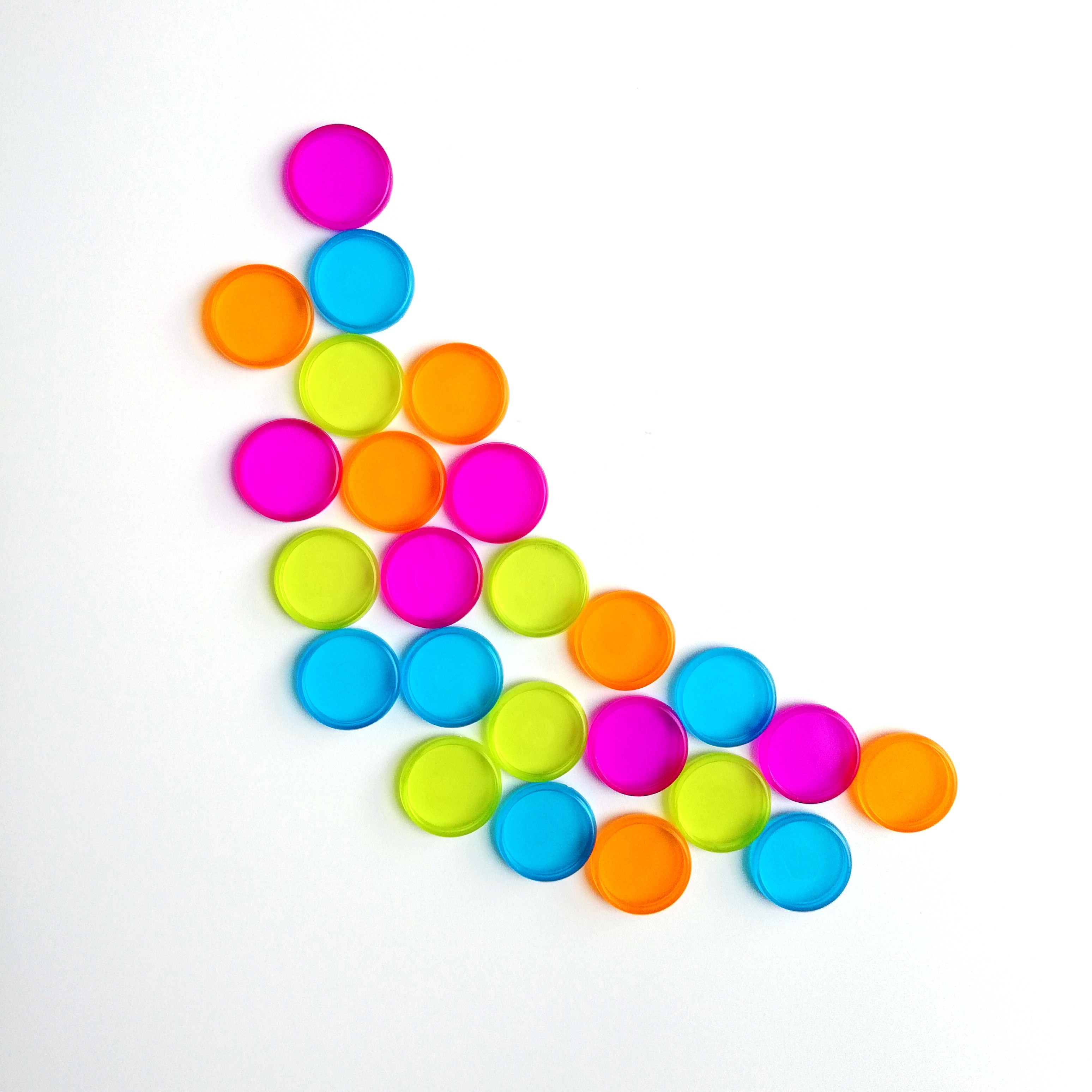 10Pcs 18/24/28mm Colored Round Binding Disc DIY Binder Notebook Loose Leaf Ring Arc Book Buckle Hoop Binder Ring Office Supplies
