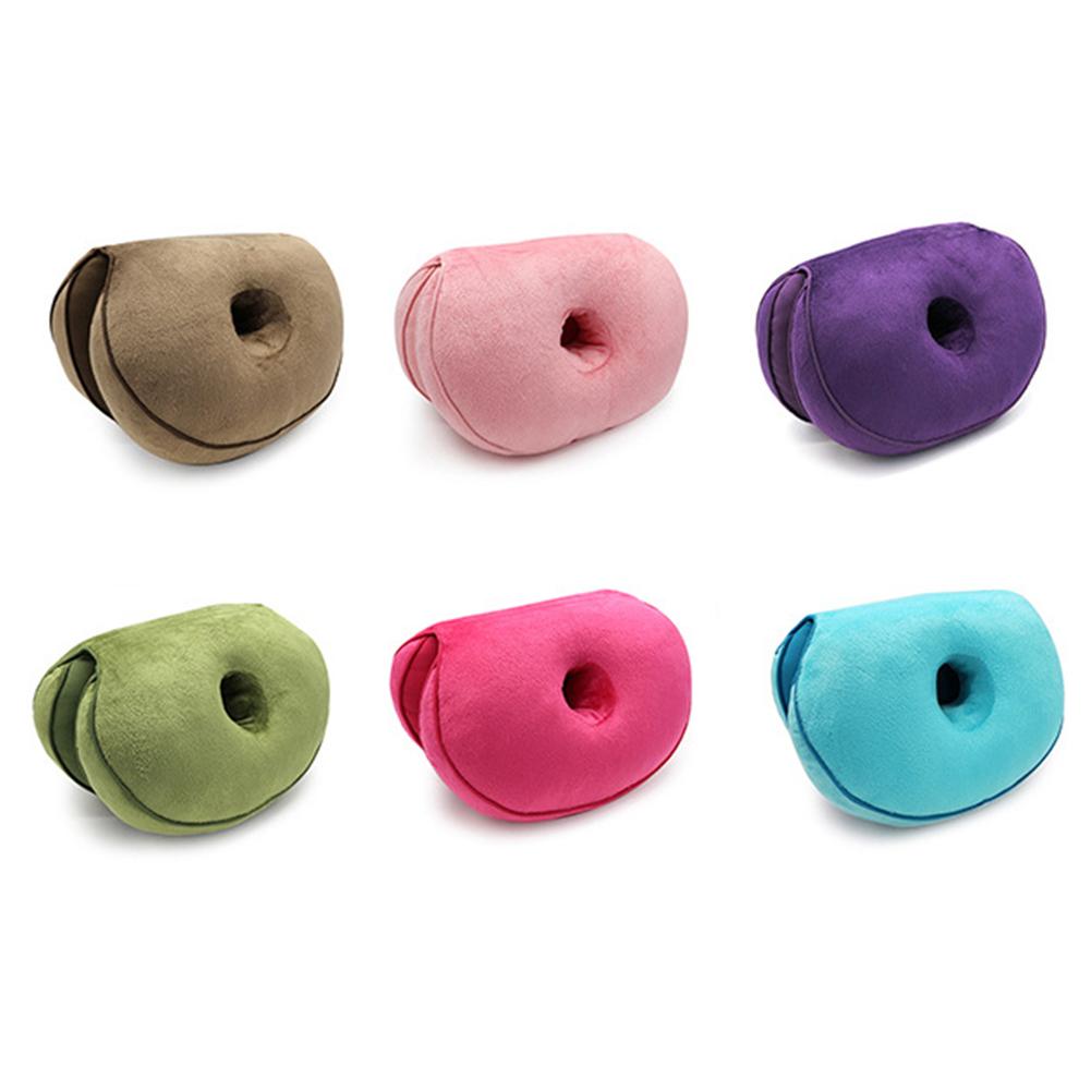 Women Dual Comfort Cushion Memory Foam Seat Hip Lift Massage Seat Cushion Beautiful Butt Latex Seat Cushion