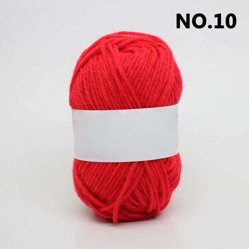 Warm DIY Milk Cotton Blend Yarn Baby Wool Yarn for Knitting Children Hand Knitted Yarn Blanket Crochet Yarn: 10