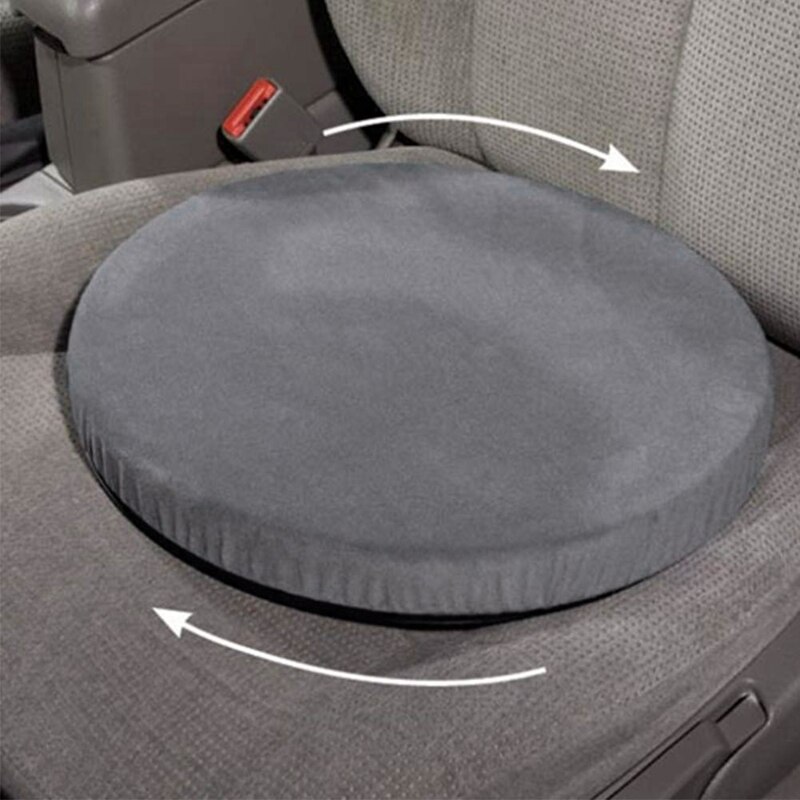 Swivel Car Seats, 360 Degree Rotating Swivel Car Chair Seat Cushion Soft Solid Mats Bottom Easy Access Mobility Home Office