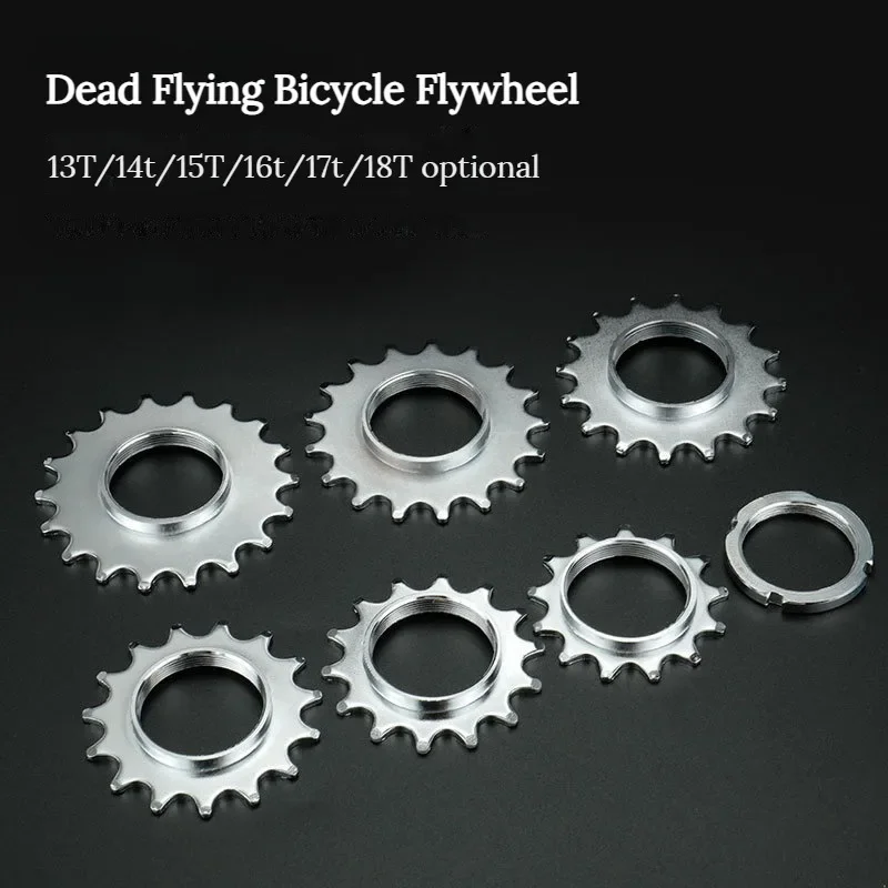 Deemount fast gear cykel friløb tandhjul nav låsning 1 speed fixie cykel gevind låseringe 13t 14t 15t 16t 17t 18t