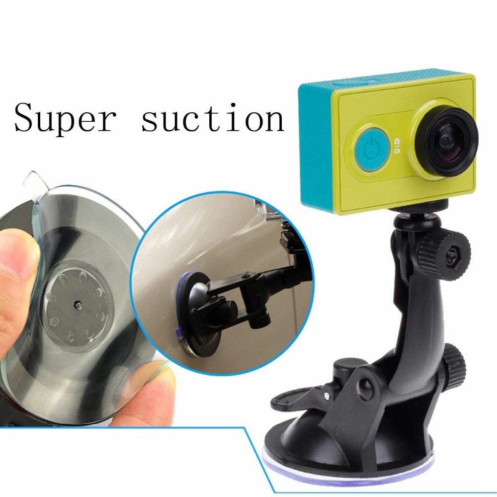 Glas saugnapf action kamera sport Cam Stativ Halterung für auto rekord halter stehen Halterung für gopro hero 7 6 5 yi2 zubehör