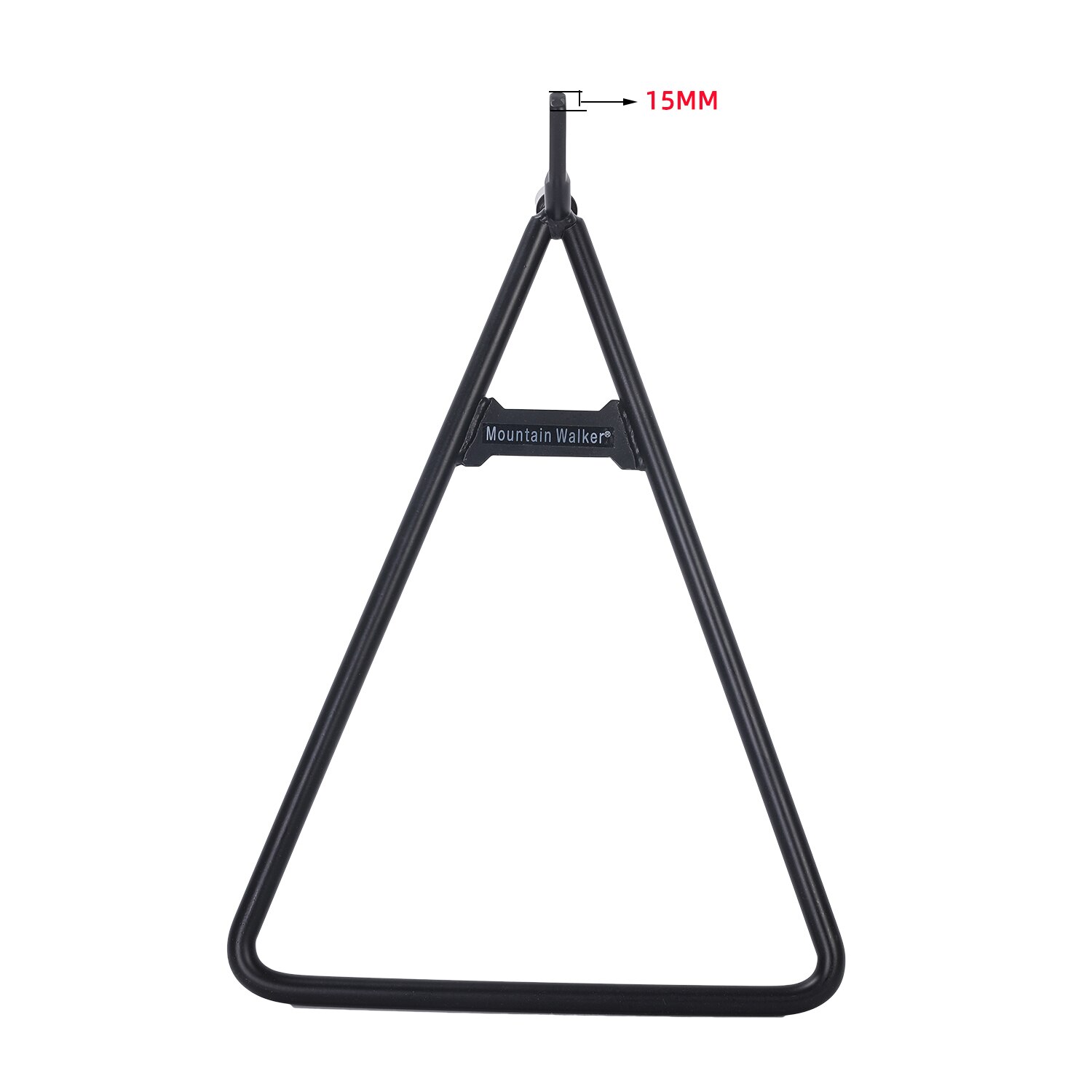 Universella tillbehör svart stål motorcykel triangel sidostöd 39 x 25 x 11cm för smutscykel mx motocross kickställ