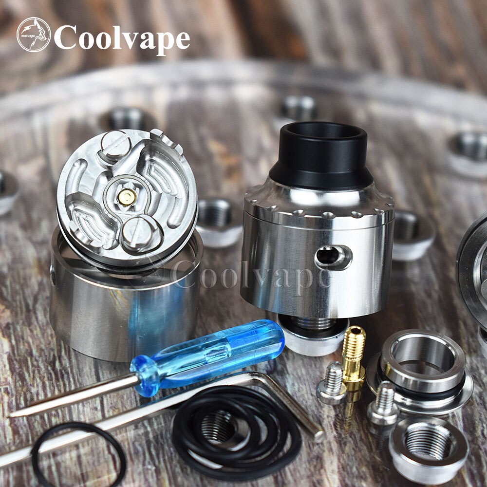 coolvape Mechanical Squonk Box MOD with coolvape RDA 13ml Silicone Bottle 18650 battery Auto-adjusting Box MOD 510 pin bf mod