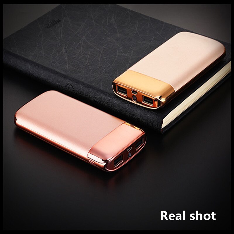 Power Bank20000mAh Ultra-Thin Portable Mobile Phone Battery External Power Charger Foriphone Xiaomi Mi Huawei Mobile Power Bank