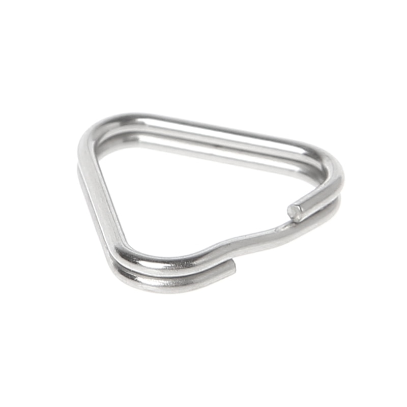 10 stk/sett metall trekantringer delt digitalkamera stropp krok reservedeler kamera stropp trekant ringetone-