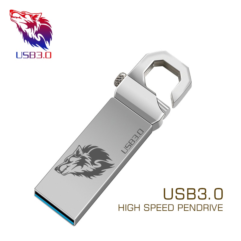 Più nuovo reale capacità del metallo Pen Drive 3.0 del metallo USB Flash Drive 128 GB 64 GB 32 GB ad alta velocità 16 GB 8 GB 4 GB di memoria Flash USB3.0 Bastone