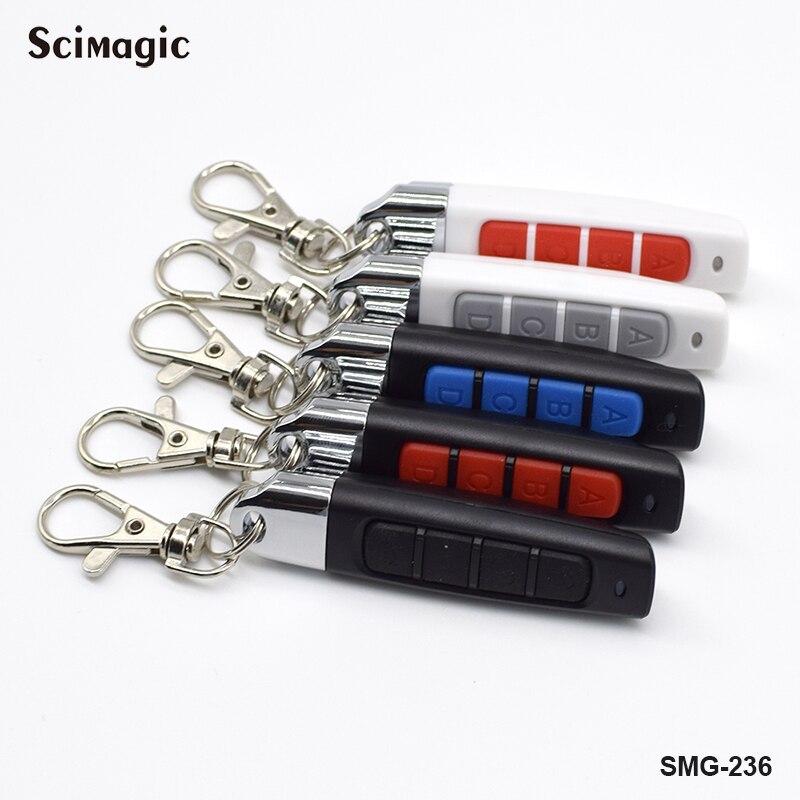 Scimagic 433.92 Mhz replicator copy remote control 433MHZ remote control clone clone code car key garage door opener: 5 colors 5pcs
