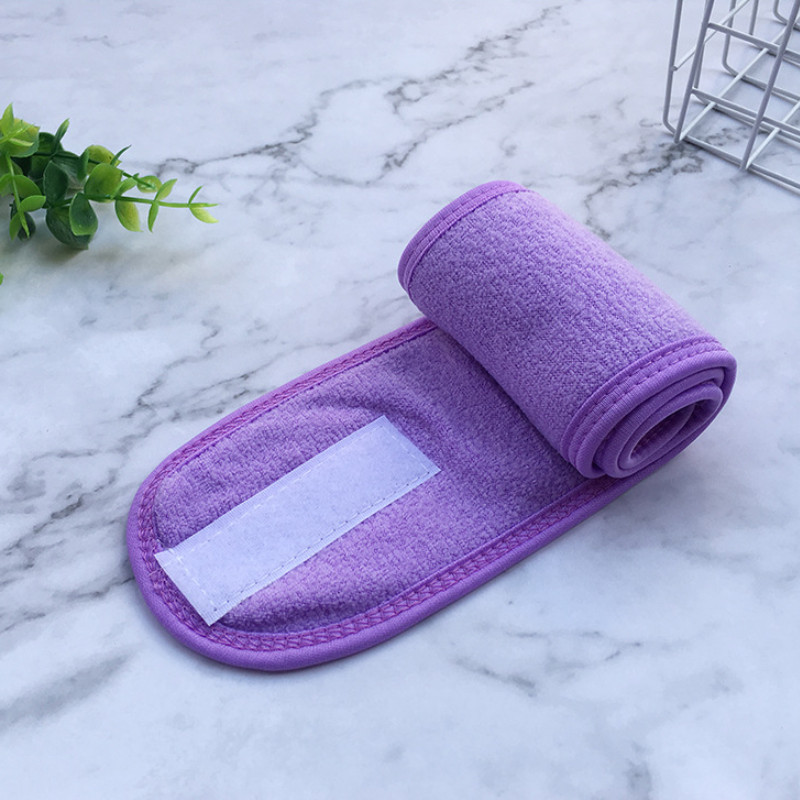 Hoofdbanden Verstelbare brede haarband Yoga Spa Bad Douche Make-up Wassen Gezicht Cosmetische hoofdband voor dames Dames Make-up accessoires