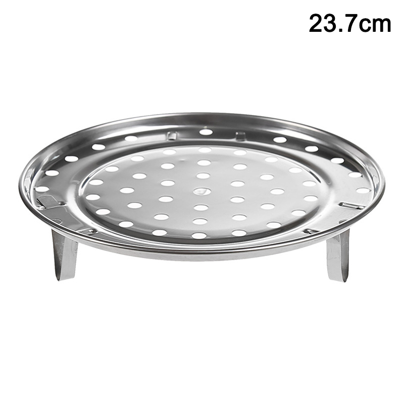Estante de acero inoxidable para cocinar al vapor, soporte para olla, bandeja para cocción al vapor, accesorios de cocina, DIN889: 23.7cm