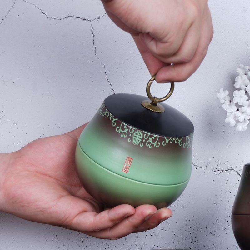 Metal Tins Tea Packaging Cans Kitchen Tea Box Jar Storage Holder Sweetmeats Candies Cans Tinplate Tea Empty Storage Box