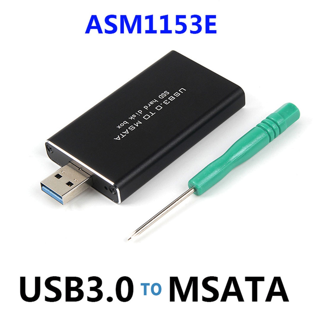 Boîtier Mobile USB XT-XINTE vers mSATA, adaptateur de disque dur, USB 3.0 vers mini SATA, 5Gbps, M2 SSD, boîtier Mobile 3.0