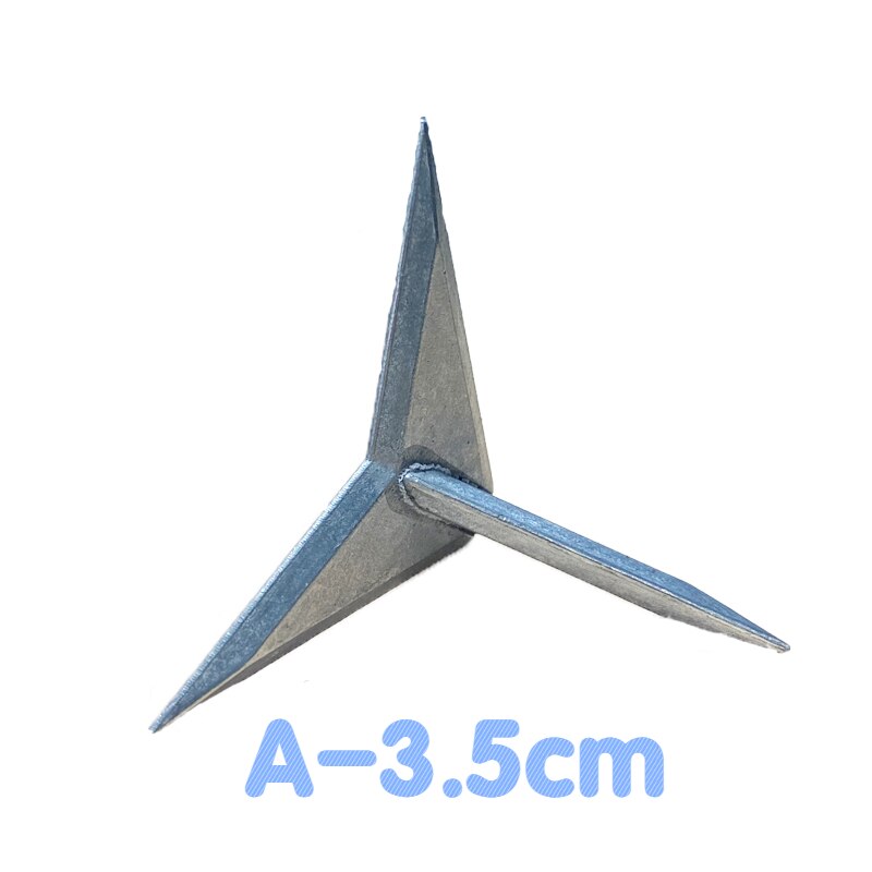 15 stücke Dreieck Reifen Nelken Dreieckige Reifen Punktion Spikes für Reifen Durchstechen Schießt NäGel Anti-Diebstahl Auto für Reifen punktion: A-3.5cm