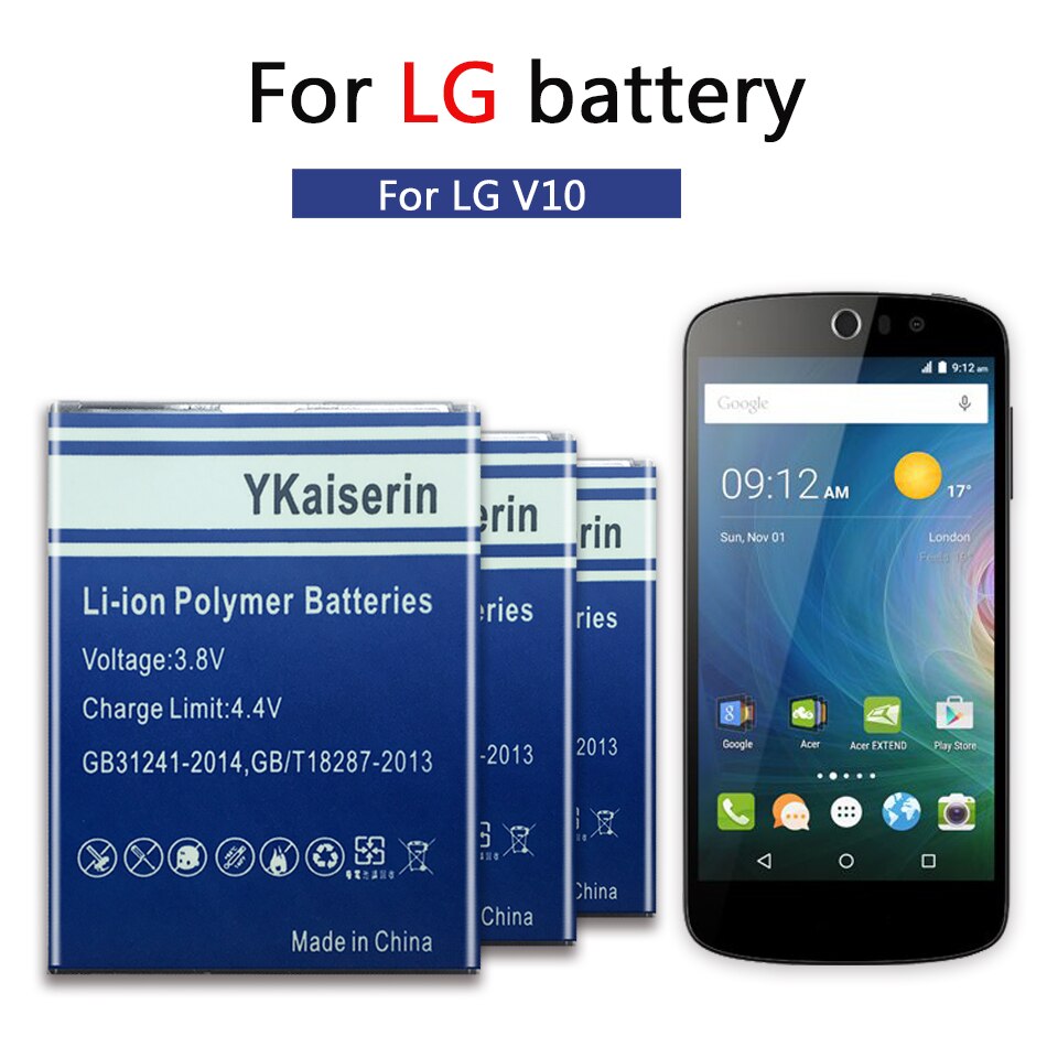5400mAh BL-45B1F Battery For LG V10 Battery H961N F600 H900 H901 VS990 H968 H960 V10 K520 Phone BL45B1F Phone Batteries