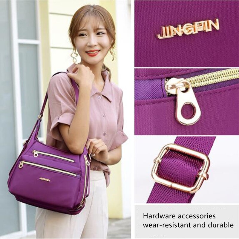 Frauen Taschen Multifunktions Rucksack Schulter Tasche Leinwand Tuch Tote wiederverwendbar Einkaufstasche Ladys Reisetasche Crossbody-tasche