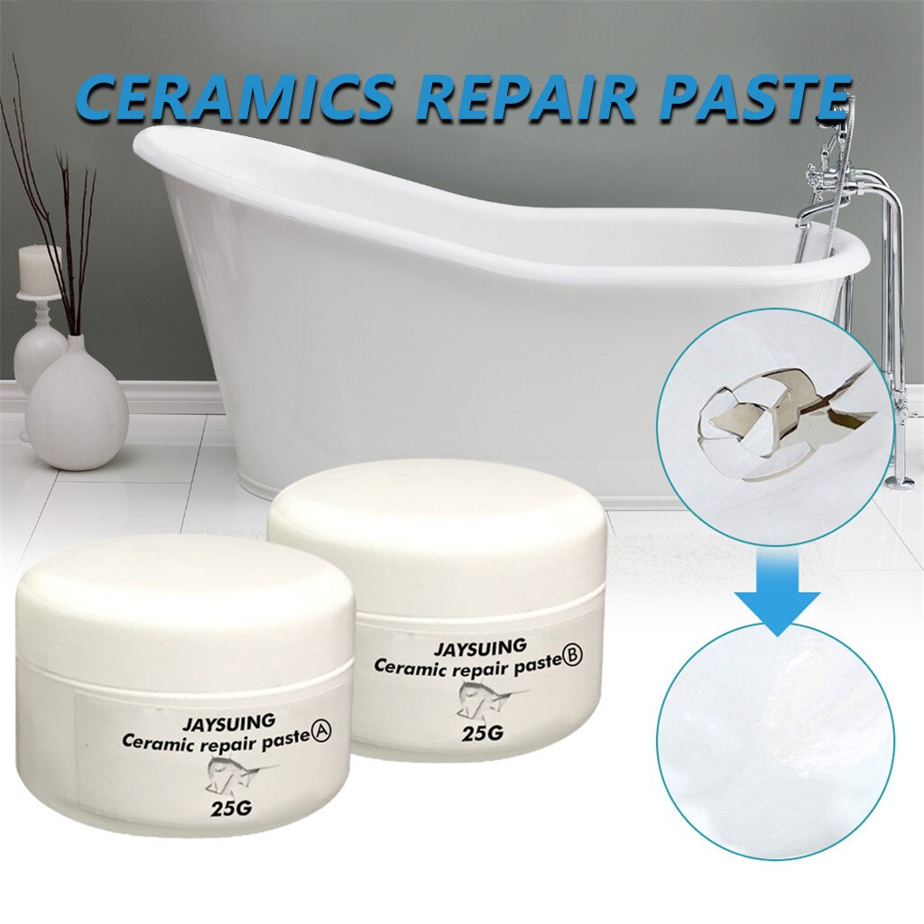 Tub Tile And Shower Repair Kit Porcelain Repair Kit For Crack Chip Ceramic Floor Filling Agents Wall Porcelain Bathroom Paint