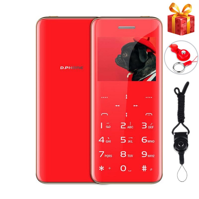 F2 Super Mini Plus Mobiele Telefoon 2.31 "Ultradunne Creditcard Metalen Body Bluetooth Mp3 Dual Sim Touch Knop Glas mobiel
