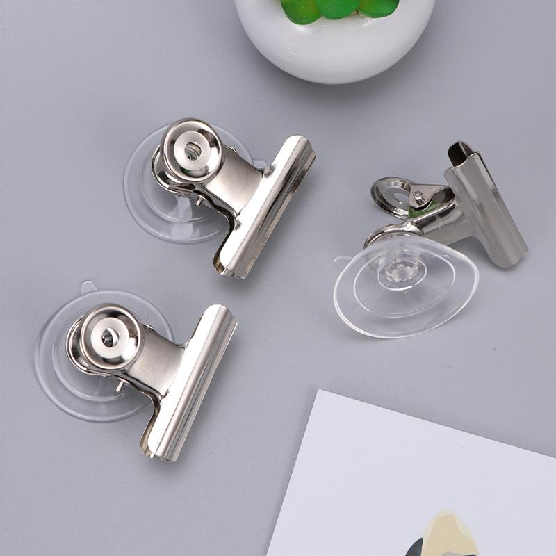 8pcs Suction Cup Clip Heavy Duty Clamp Large Suction Cup Advertising Display Pop Signs Clamp Holder Stainless Steel Clips Window