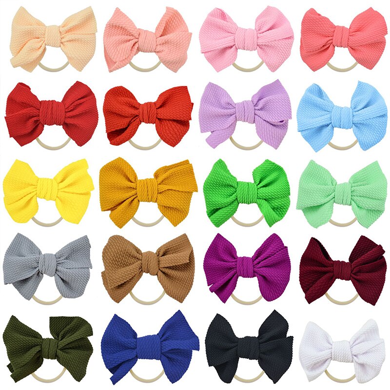 Peuter hoofddoek baby stretch knoop strik meisjes haarband kinderen tulband hoofdband