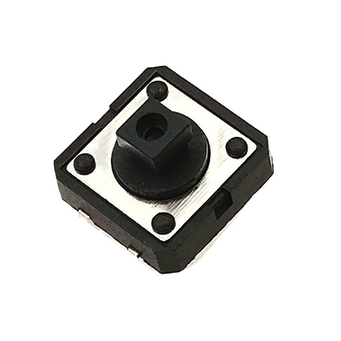 Interruptor táctil para luz de 12x12x100 h, teclas hechas en casa + tapa de tecla de Color, interruptor de inserción directa de 4 pies, teclas táctiles de luz, 7,3 Uds.