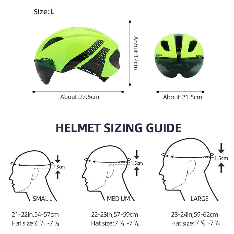 CAIRBULL-casco de triatlón para adulto, para ciclismo, con visera de escudo, Unisex, M/L