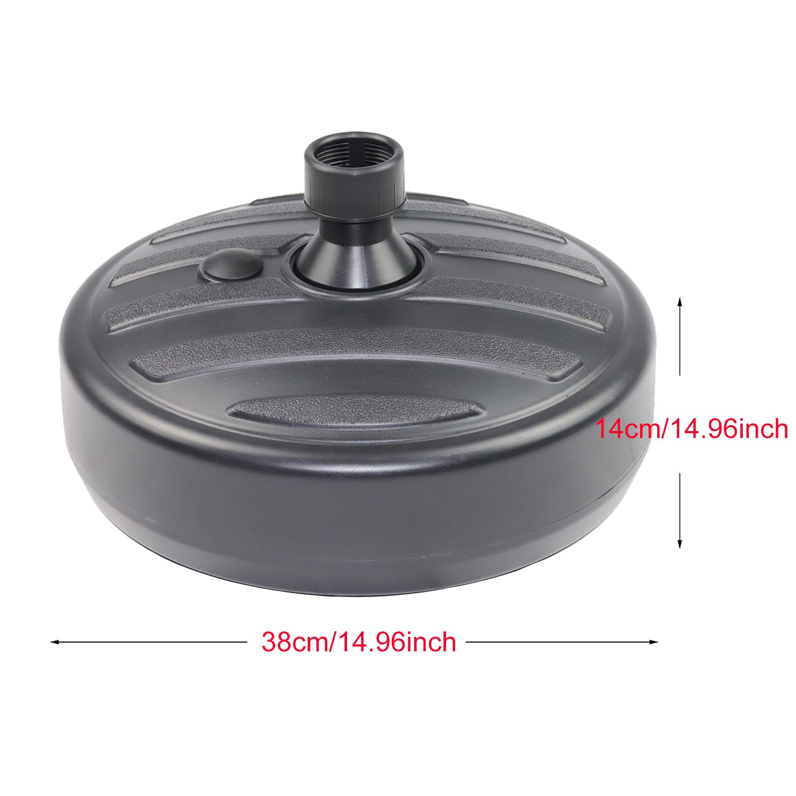 Parasol Base Circular Water-filled Sand-filled Plastic Center-pillar Umbrella Base UV Resistant Nonfading And Weatherproof